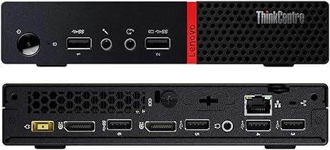 Lenovo ThinkCentre M715q Tiny Desktop - AMD PRO A10-9700E 10 CORE (4C+6G),8GB,256GB SSD, WIRESLESS w/ built in Antenna, Display Port Only - Windows 10 Pro