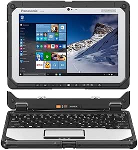 Panasonic Toughbook 20, CF-20 MK1, 10.1" Multi Touch, 1920 x 1200, Intel Core m5-6Y57 1.1Ghz, 8GB DDR3L, 256GB SSD, Webcam, Rear Camera, Backlit Keyboard, Win 10 Pro - Refurbished