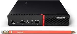Lenovo ThinkCentre M715q Tiny Desktop - AMD PRO A10-9700E 10 CORE (4C+6G),8GB,256GB SSD, WIRESLESS w/ built in Antenna, Display Port Only - Windows 10 Pro