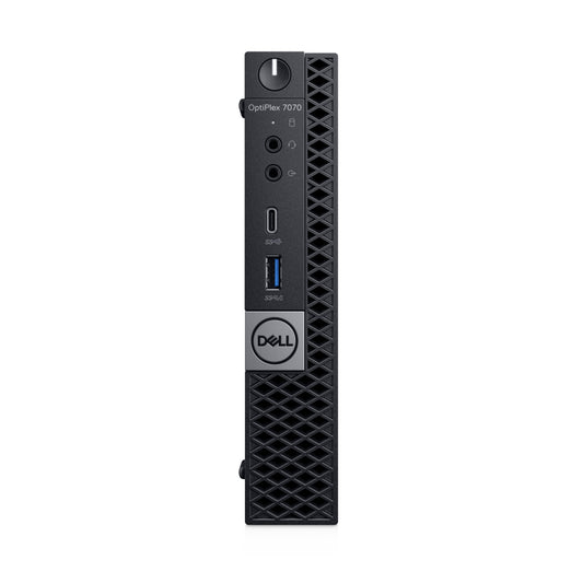 Dell Optiplex 7070 SFF Desktop - Intel Core i7-9700 3Ghz,16GB ,256GB SSD, 2X Display Port only, Windows 10 PRO